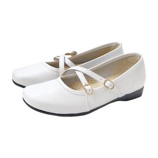 HUMAN PEACE 平底休閒鞋 娃娃鞋 白色 女鞋 910 no765