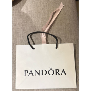 保證正品 Pandora紙袋 粉紅色緞帶 品牌紙袋 潘朵拉紙袋