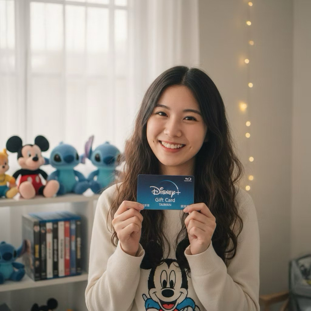 Disney+  迪士尼禮物實體卡 共享 disneyplus  方案 禮品卡 dis ney (下單前聊聊是否有現貨）