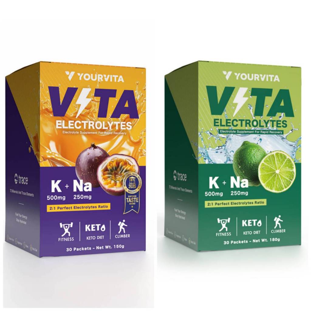 ｜享趣戶外｜《YOUR VITA 優維特》VITA 機能型電解質粉 檸檬口味 / 百香果口味