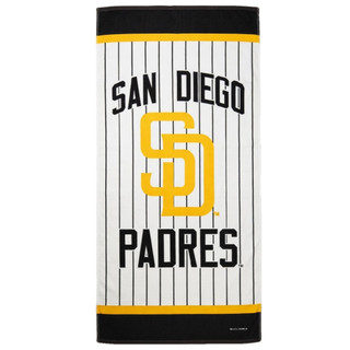 [現貨]美式球隊大浴巾 MLB聖地牙哥教士San Diego Padres運動健身巾 職業棒球 游泳沙灘巾生日