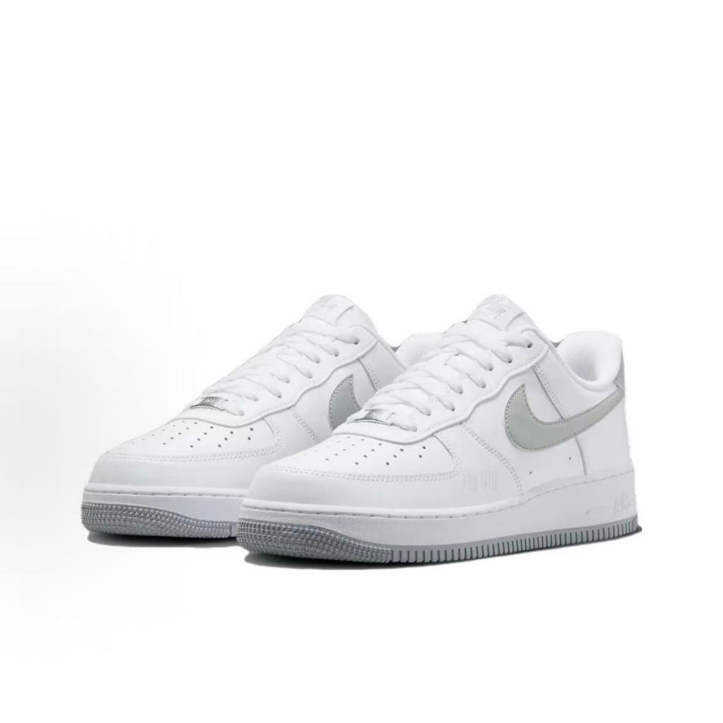 Nike Air Force 1 白灰 休閒鞋 運動鞋 男女鞋 穿搭 耐磨 FJ4146-100
