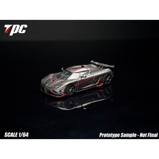 TPC 1/64 Koenigsegg Agera RS 柯尼賽克 模型車 碳纖維 金屬紅