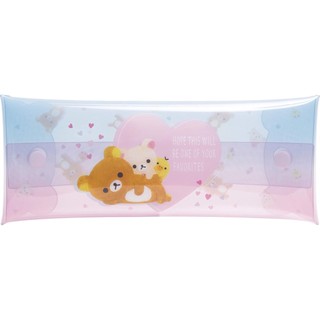 [保證正品] Rilakkuma 拉拉熊 萬用收納袋 塑膠筆袋 鉛筆盒 可放文具 化妝品 首飾 牛奶熊 小雞 全新