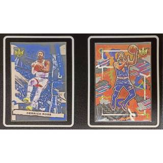 #Aa81 Derrick Rose 玫瑰 球員卡 Court Kings 油畫