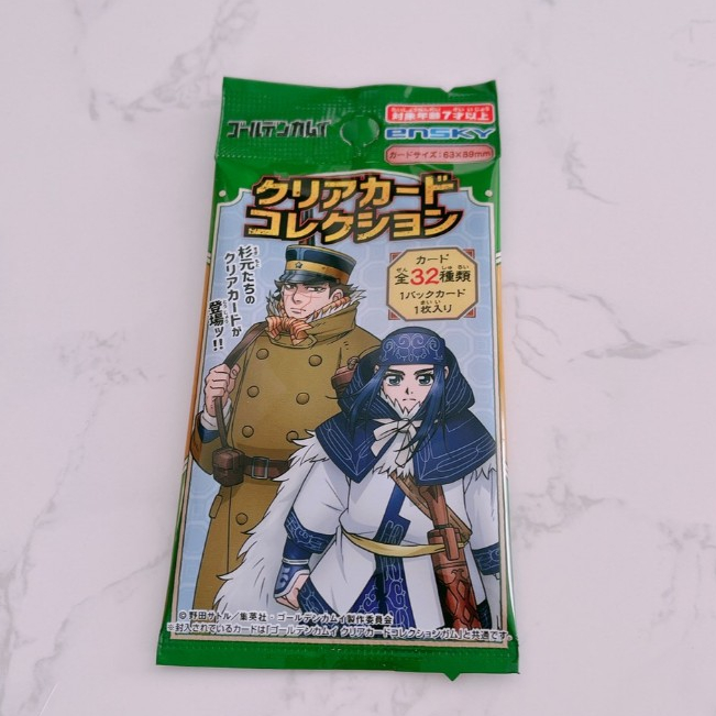✨日本帶回✨ 黃金神威 透卡 卡片 收藏卡 盲包 隨機  杉元佐一 阿席莉帕 尾形百之助 谷垣源次郎