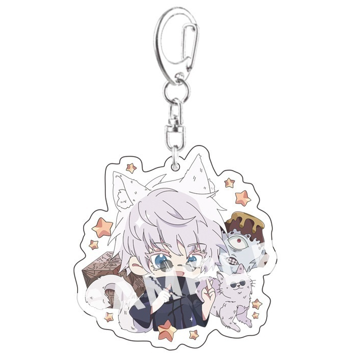 <限量> 咒術迴戰 Q版 壓克力鑰匙圈 - 兩面宿儺 虎杖悠仁 五條悟 夏油傑 伏黑惠 狗卷棘 釘崎 伏黑甚爾 七海建人