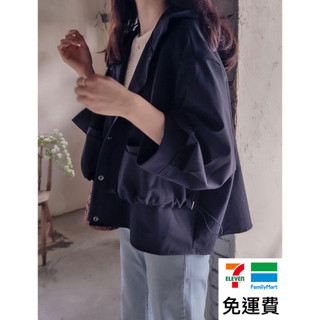 DREAM COLOR KR 一件免運 韓國代購 正韓女裝 可愛下擺抽繩口袋設計連帽外套 0309