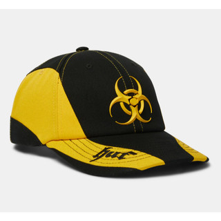 Nevermind.INC HUF Sector Snapback Hat HT00922-BKYEL 病毒警告標示帽