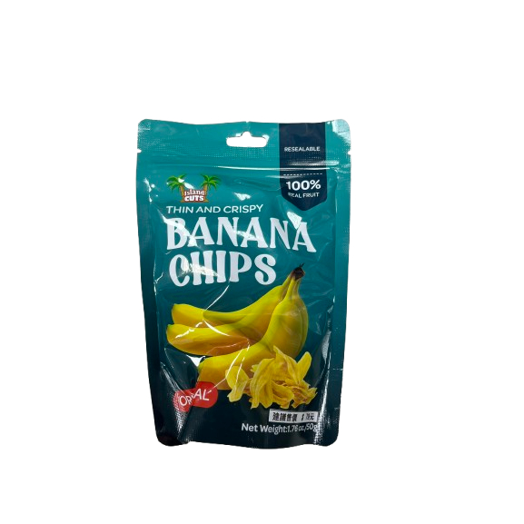 菲律賓 ISLAND CUTS Banana Chips Original 香蕉脆片-原味 50g