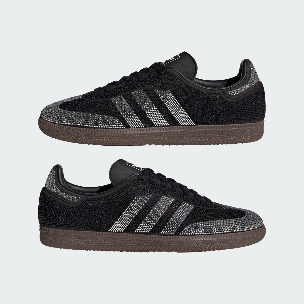 S.G ADIDAS SAMBA ADV  IH9052 黑鑽 水鑽 黑銀 焦糖底 宋雨琦同款 女鞋