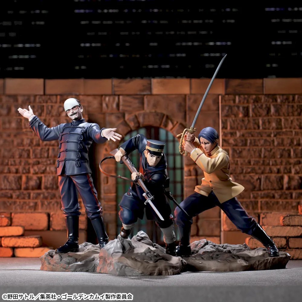 🔥鹿本🔥全新 日版 景品 SEGA 黃金神威 XrossLink 月島軍曹 鶴見中尉 鯉登少尉 公仔 模型