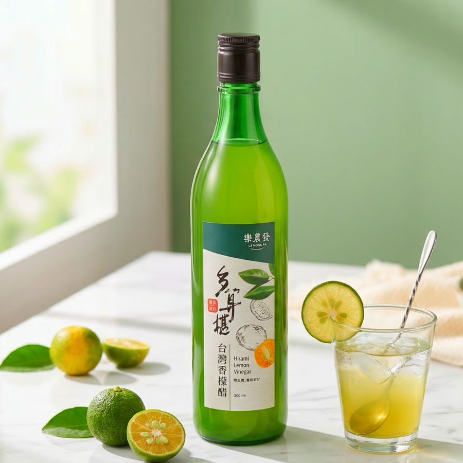 【樂農發】台灣香檬醋580ml｜果醋推薦 無添加 天然發酵｜清爽順口 日常飲品