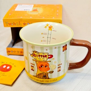 【正版授權】星星人 Twinkle Twinkle x SOCCA HOME 聯名大容量搪瓷馬克杯 - 條紋棕