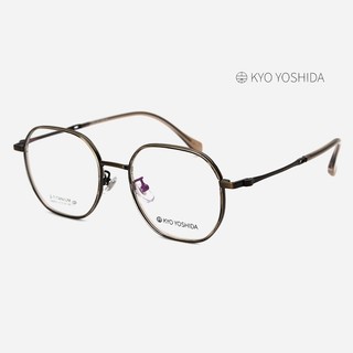 Kyo Yoshida 50053 吉田京眼鏡｜職人復古經典款純鈦方框眼鏡 男生女生品牌眼鏡框【幸子眼鏡】