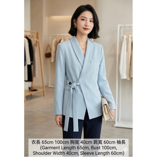[C'est la vie] 獨特剪裁西裝外套 女上衣 女裝 ​​長袖西裝外套 上班服