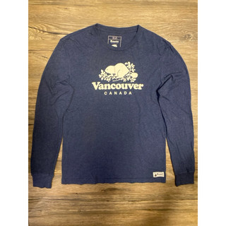 M 加拿大海貍 ROOTS 純棉 長袖衫 貼布刺繡Logo