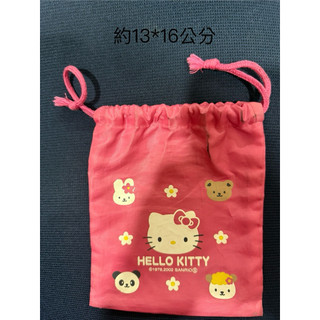 🍎二手 收藏出清 hello kitty 束口袋 ⚠️請放大瀏覽物況❗️