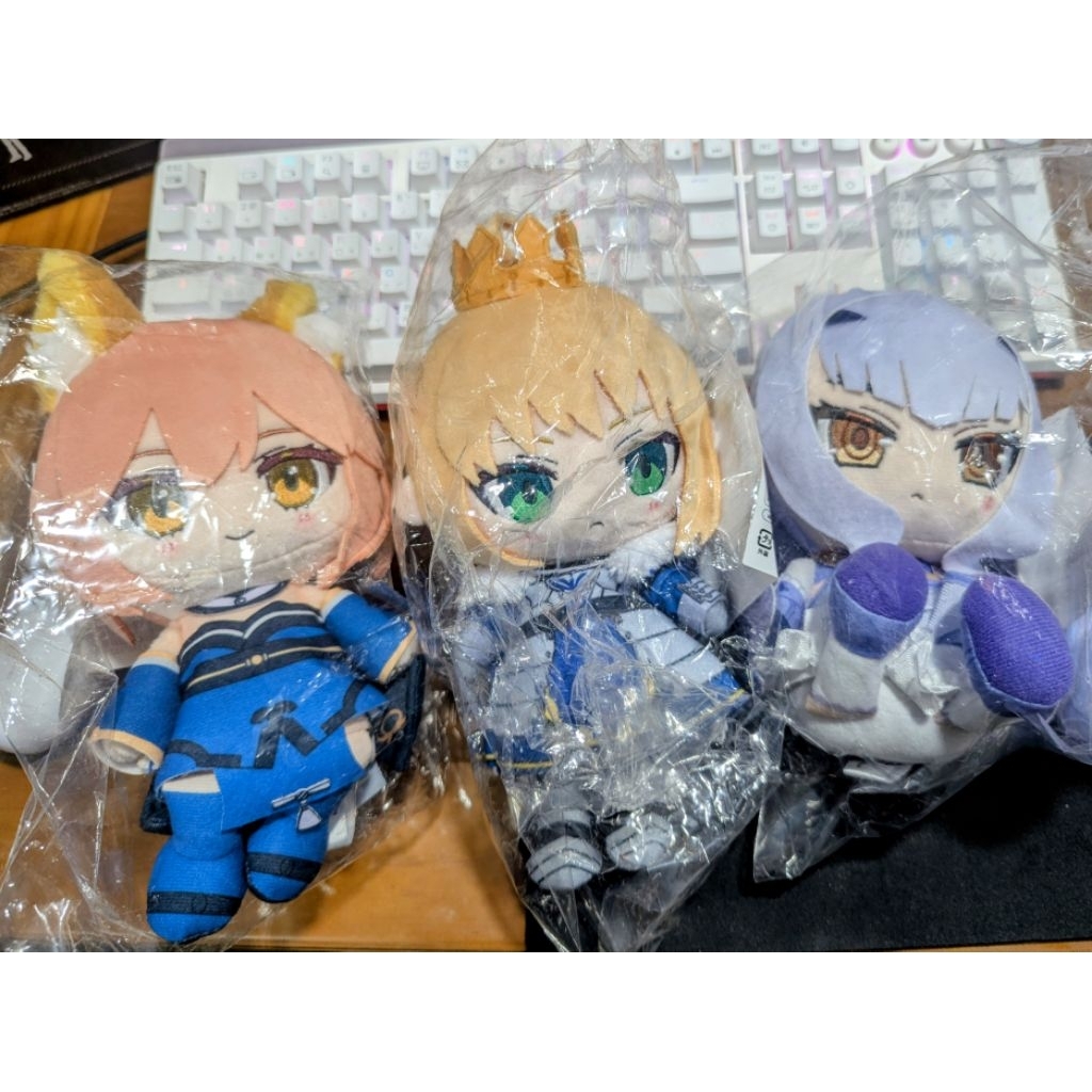 降價出清~GSC Fate FGO Saber chocopuni  阿爾托莉亞 尼祿 玉藻前 美露莘 娃娃 布偶 坐姿