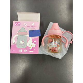 Hello Kitty 雙手柄背帶兩用吸管杯/水壺/兒童用/260ml