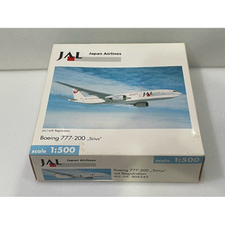 herpa wings 1/500 日本航空 JAL 波音 777-200 Sirius 飛機 506342