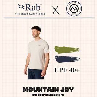 【Rab】男Force Tee 輕量圓領短袖排汗上衣 QCC24 登山戶外/防曬/野跑/慢跑/春夏裝/機能型服裝
