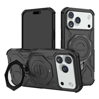 MagSafe 磁吸旋轉支架 雙層殼 手機殼│iPhone 18 17 Pro Max Air + S26 Ultra