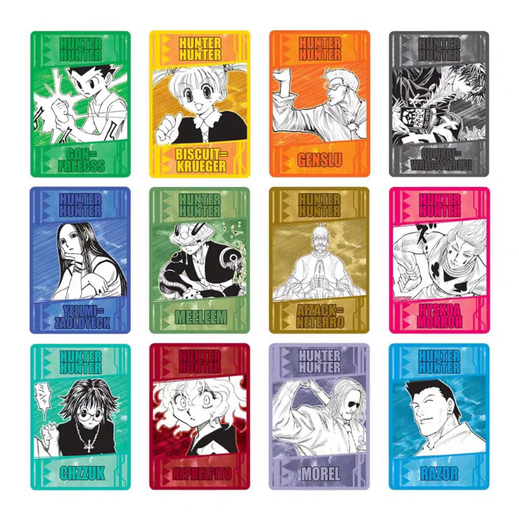 【現貨】獵人 HUNTER×HUNTER 數據卡 小傑 比司吉 庫洛洛 西索 伊耳謎 小滴
