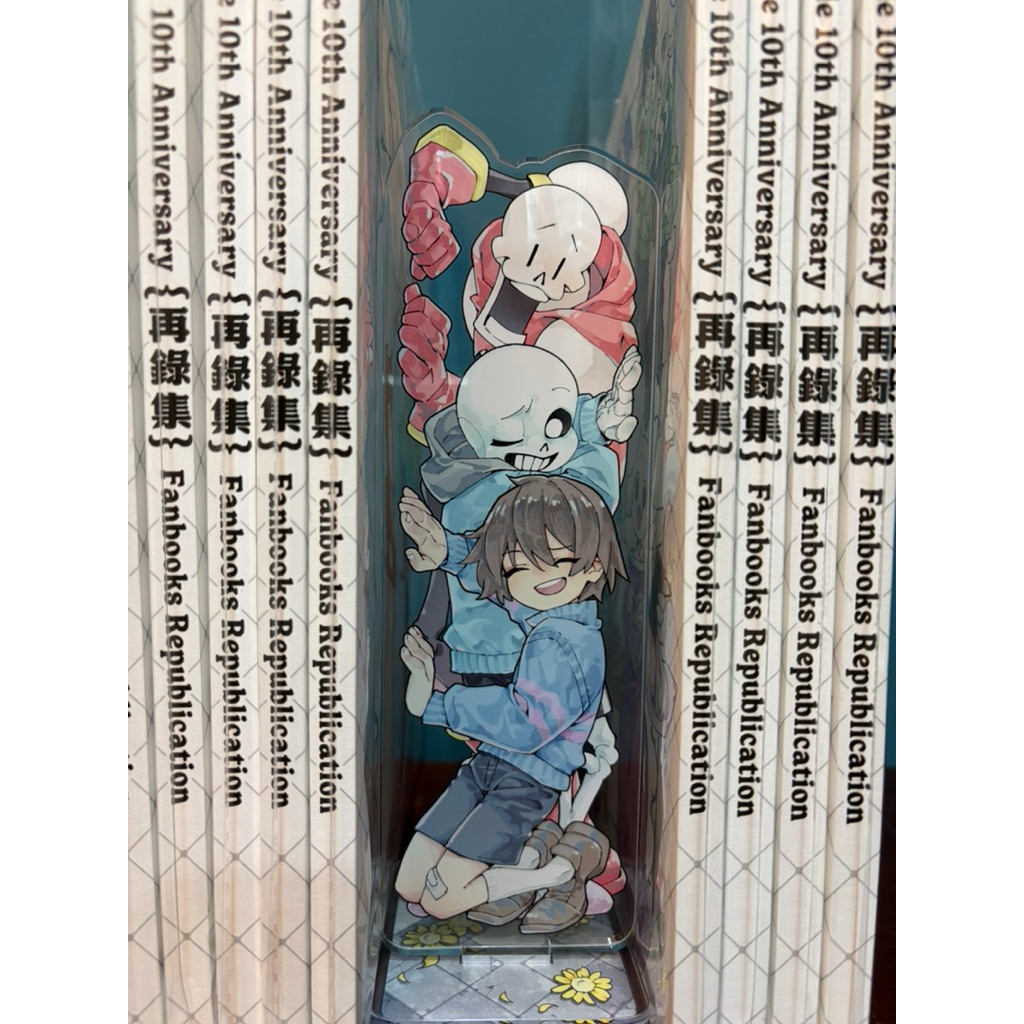 undertale擠扁扁壓克力書檔立牌