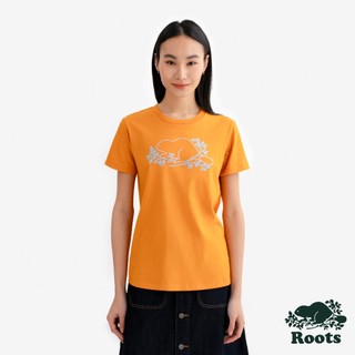 Roots女裝- NOVELTY BEAVER 短袖上衣