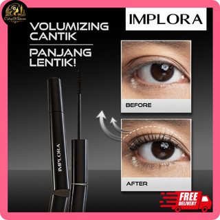 AS IMPLORA Deep Black Mascara Black BPOM / Urban Volume Mask
