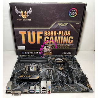 華碩TUF B360-PLUS GAMING 主機板，LGA1151，BIOS版本3101；支援8/9代處理器
