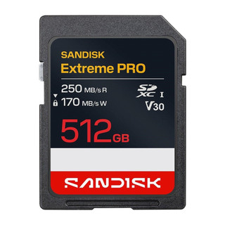 SANDISK Extreme PRO 512G SDXC UHS-I U3 V30 SD大卡 高速 相機記憶卡