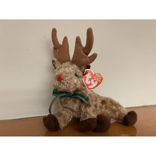 Ty Beanie Babies系列「Rudy the Reindeer」（魯迪馴鹿），2003 年聖誕節慶款 二手