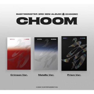 BABYMONSTER 迷你三輯專輯 mini3 CHOOM 團封PB版 Crimson/Metallic/Prism