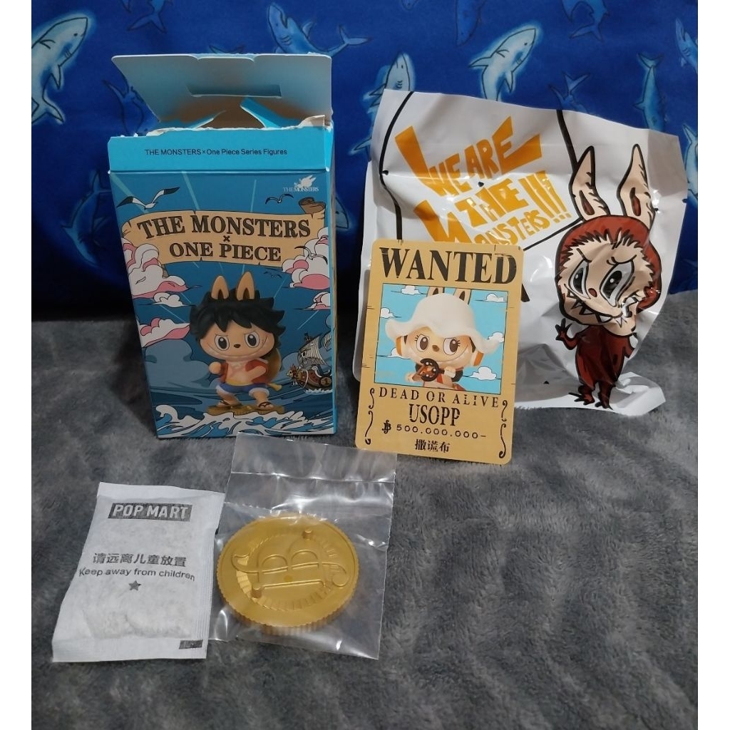 現貨全新正版POP MART Labubu X  航海王 拆盒未拆袋 羅賓 索隆 喬巴 騙人布 布魯克 佛朗基 香吉士