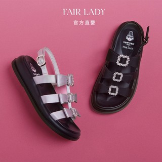 FAIR LADY 厚底涼鞋【日本京都聯名 HAPPYFACE 搞怪俏皮愛心蝴蝶結厚底涼鞋 】 女鞋 (1G3169)