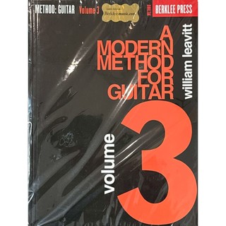 A Modern Method For Guitar Vol3柏克萊音樂學院吉他教材樂譜William Leavitt著