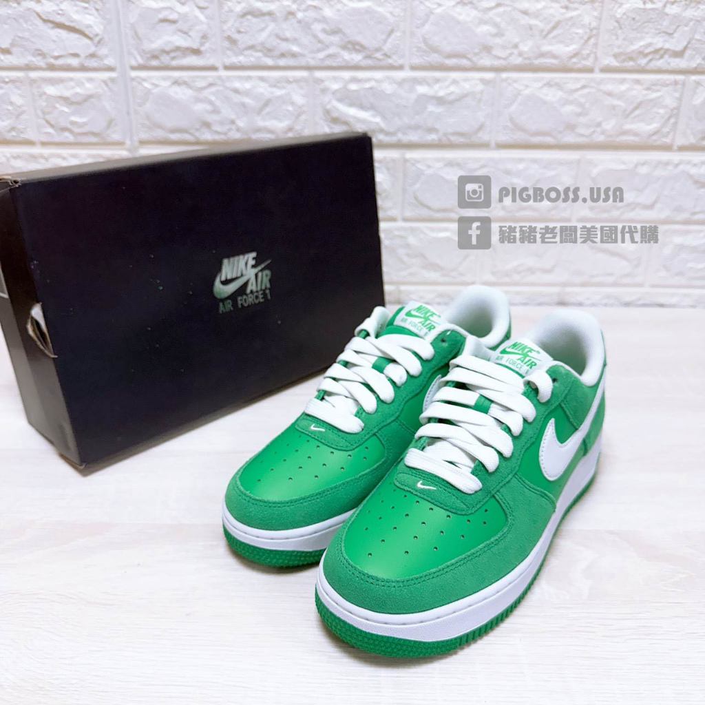 【豬豬老闆】NIKE AIR FORCE 1 07 LV8 綠 麂皮 復古 運動 休閒鞋 男鞋 IB6388-300