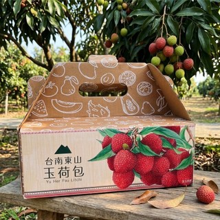2026預購早鳥價【斑花農田】臺南東山玉荷包荔枝禮盒★產地直銷★在地小農★產季現採★端午送禮★免運