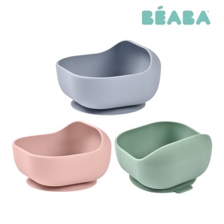 【BEABA】矽膠學習吸盤碗｜加高弧形設計 安全無毒