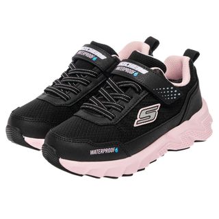 512*SKECHERS 童鞋 運動鞋 休閒 防水 耐磨 黑 ELITE SPORT TREAD 319260LBKLP