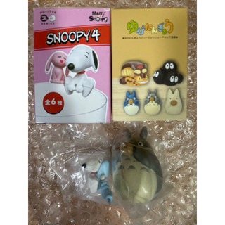 宮崎駿 龍貓 史努比 snoopy 4 扭蛋 盒玩 公仔