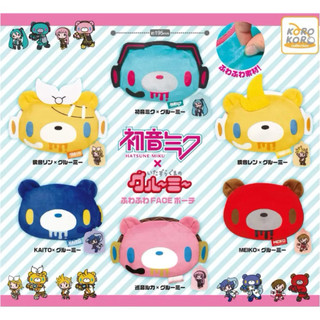 【盒蛋廠】KOROKORO 初音未來 x 暴力熊軟軟FACE小物包 全六款 4560461219497【現貨日本扭蛋】
