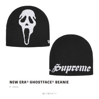 ☆ETW☆【台中店】SUPREME 26SS NEW ERA® GHOSTFACE® BEANIE 毛帽 驚聲尖叫 聯名