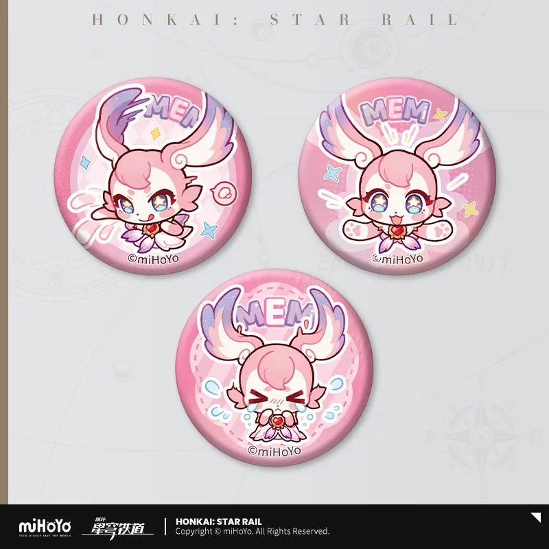【官方正版】 崩壞：星穹鐵道 帕姆展覽館系列 帕姆迷你馬口鐵徽章套裝 帕姆 迷迷 星穹鐵道徽章 星穹鐵道周邊 游戲週邊