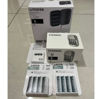 IKEA 充電電池 LADDA 日本充電電池 AAA 4號電池 1.2V 鎳氫充電電池 日本製