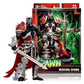 麥法蘭 典藏 Spawn 7吋 Medieval Spawn 中世紀閃靈悍將 可動公仔 現貨 玩具研究中心