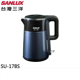 SANLUX 台灣三洋 1.7L 大容量防燙 電熱水瓶 電茶壺 SU-17BS