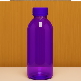 【馬科濼 MacLok】透明瓶裝瓶 紫色 透明瓶裝水瓶 機油空瓶